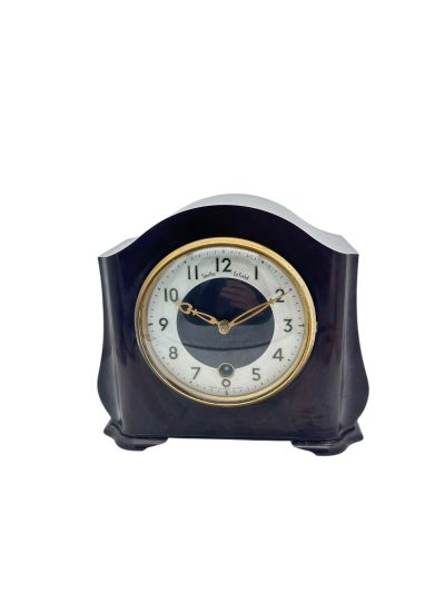 Wonderful Smiths Enfield Bakelite case Mantel Clock – ca1940 Mantel Clock Antique Clocks 4