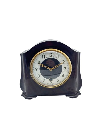 Wonderful Smiths Enfield Bakelite case Mantel Clock – ca1940 Mantel Clock Antique Clocks 3