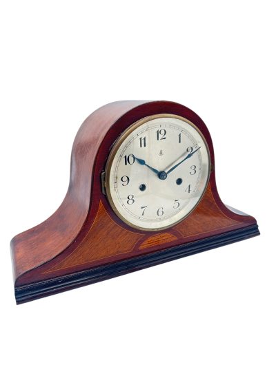 Stunning & Rare Gustav Becker Hat Shaped Mantel Clock – ca1920 Mantel Clock Antique Clocks 6