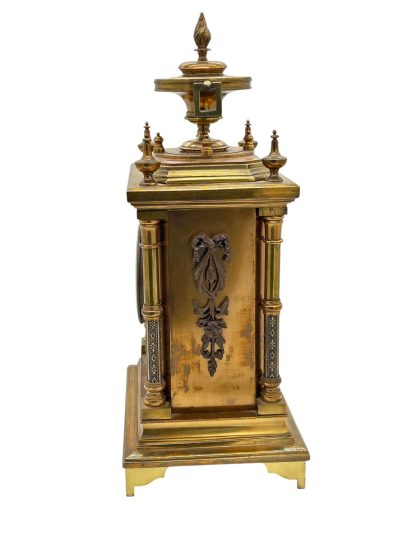 Fabulous French Bronze Ormolu Cube Mantel Clock – ca1890 French mantel clock Antique Clocks 11