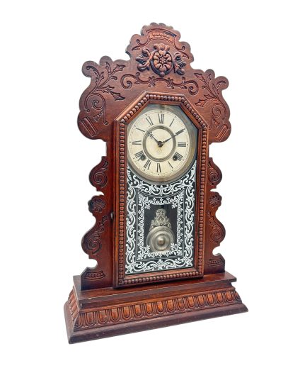 Fantastic Ansonia Gingerbread Clock – ca 1890 Mantle clocks Antique Clocks 10