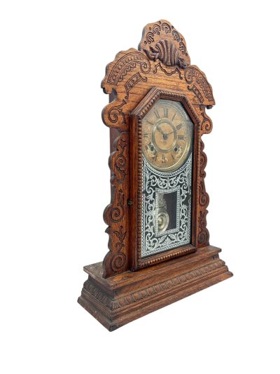 Awesome Ansonia Gingerbread Clock – ca 1880 Mantel Clock Antique Clocks 9