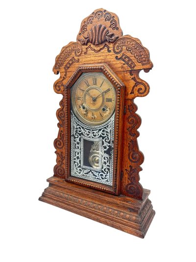 Awesome Ansonia Gingerbread Clock – ca 1880 Mantel Clock Antique Clocks 5