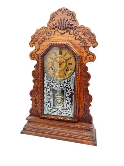 Awesome Ansonia Gingerbread Clock – ca 1880 Mantel Clock Antique Clocks 4