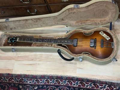 Original Hofner 1964 violin 500/1 bass guitar McCartney Beatles Antique Collectibles 3