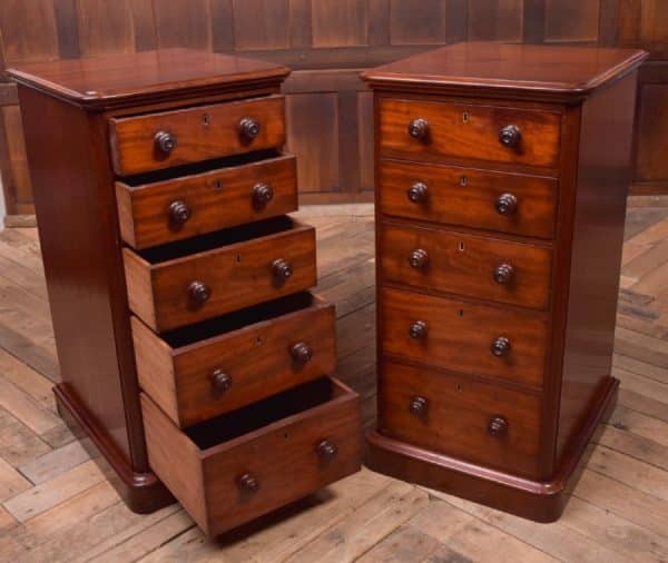 Pair of Victorian Mahogany Bedsides Chests SAI2004 - Image 13