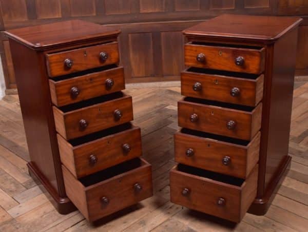 Pair of Victorian Mahogany Bedsides Chests SAI2004 - Image 11