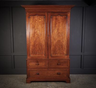 Antique Mahogany Gentlemans Wardrobe antique wardrobes Antique Furniture 4