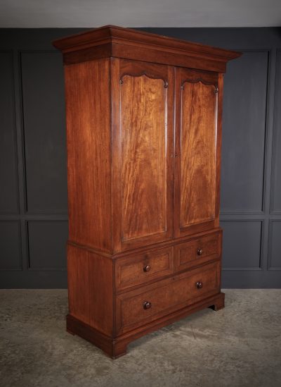 Antique Mahogany Gentlemans Wardrobe antique wardrobes Antique Furniture 3