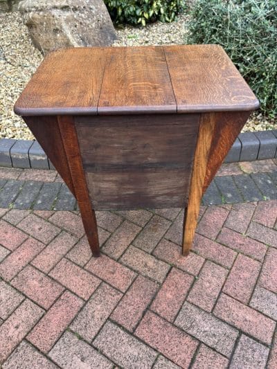 Arts & Crafts Oak Side Table c1900 lamp table Antique Furniture 10