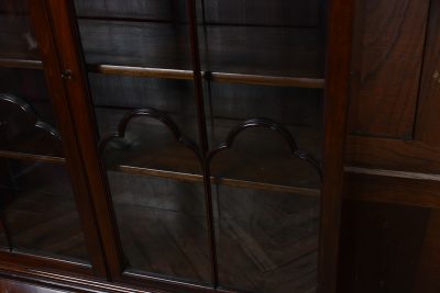 Edwardian Mahogany Turner, Woodward & Co Bookcase SAI3608 Edwardian bookcases Antique Bookcases 7