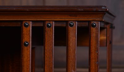 Edwardian Mahogany Revolving Bookcase SAI3609 - Image 8