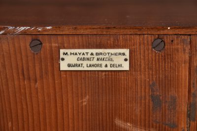 19th Century Padauk Campaign Chest SAI3611 - Image 16