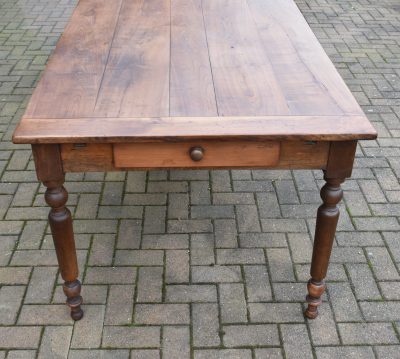 French Cherrywood Country House Kitchen Table SAI3612 French Antique Tables 4