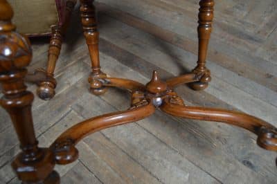 Victorian Walnut Hall Chairs SAI3293 - Image 16