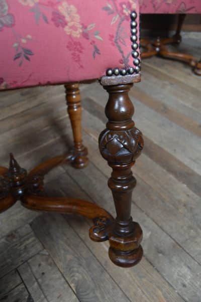 Victorian Walnut Hall Chairs SAI3293 - Image 18