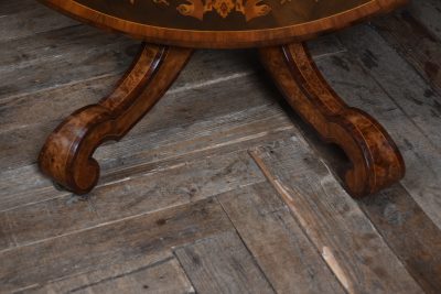 Victorian Walnut Marquetry Snap Top Table SAI3613 marquetry Antique Tables 8