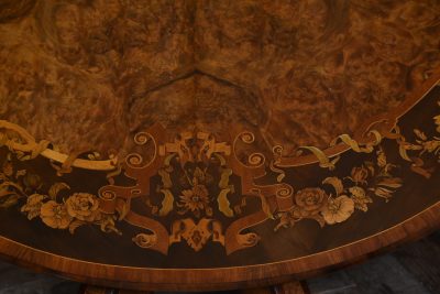 Victorian Walnut Marquetry Snap Top Table SAI3613 marquetry Antique Tables 9