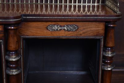 Regency Rosewood Open Bookcase SAI3614 Regency period furnishings Antique Bookcases 6