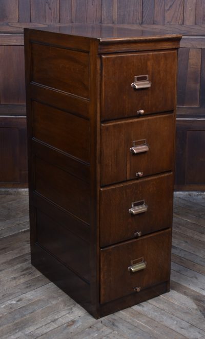 Edwardian Oak Filing Cabinet SAI3595 Edwardian Antique Cabinets 4