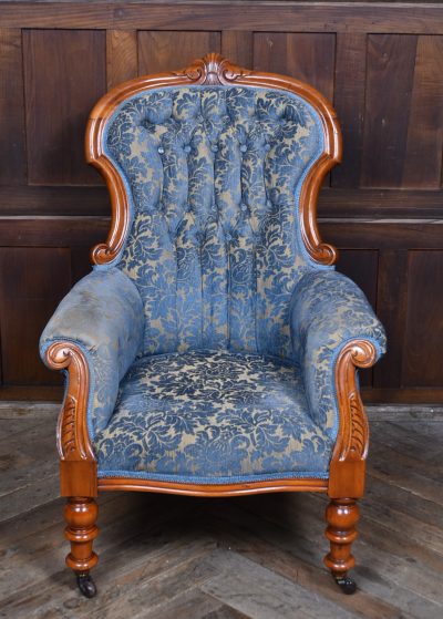 Victorian Mahogany Arm-chair SAI3596 Victorian Antique Chairs 3