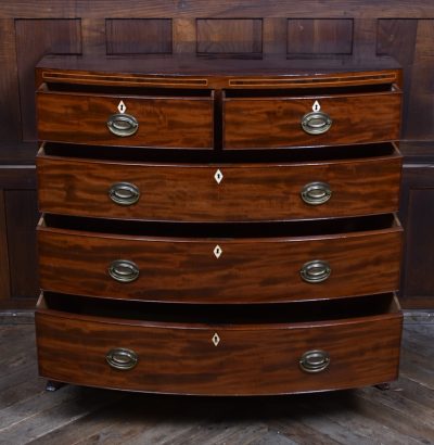 Mahogany Bowfront Chest Of Drawers SAI3597 bow front chest of drawers Antique Chest Of Drawers 10