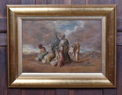 Oil On Canvas After William James Muller SAI3605 Antique Oil Paintings Antique Art 3