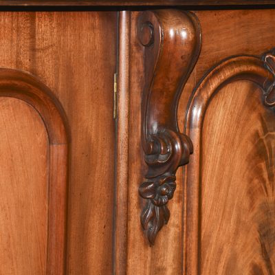 Quality 5-Door Victorian Mahogany Cabinet Bookcase - Image 7