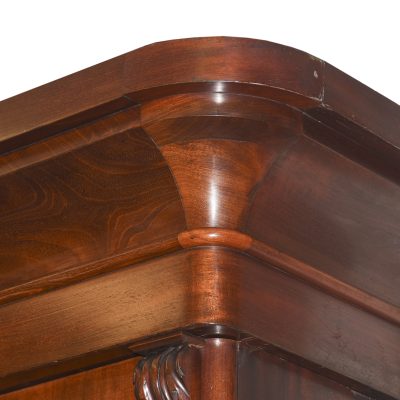 Quality 5-Door Victorian Mahogany Cabinet Bookcase - Image 11