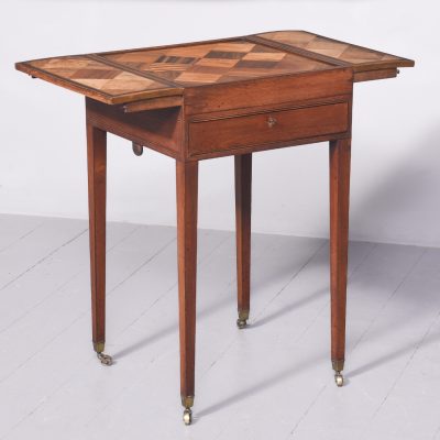 George III Specimen Wood Games Table Antique Furniture 5