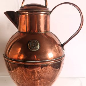 Antique Channel Islands “Pint” Copper Guernsey Milk Can Antique Collectibles