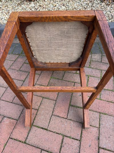 Set of 6 Shapland & Petter Oak Dining Chairs Arts & Crafts Antique Chairs 11