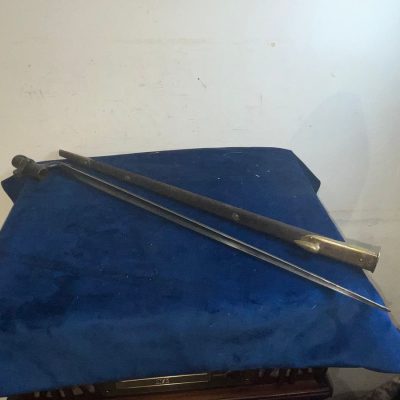 BAYONET & SCABBARD TO FIT THE MARTINI HENRY RIFLE,  ROARKE RIFT ERA Military & War Antiques 3