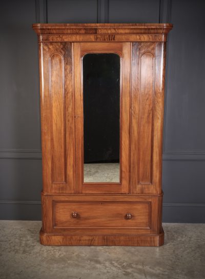 Victorian Walnut Wardrobe antique wardrobes Antique Furniture 3