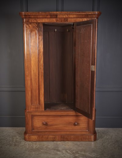 Victorian Walnut Wardrobe antique wardrobes Antique Furniture 5