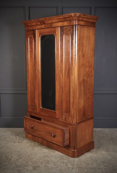 Victorian Walnut Wardrobe antique wardrobes Antique Furniture 7