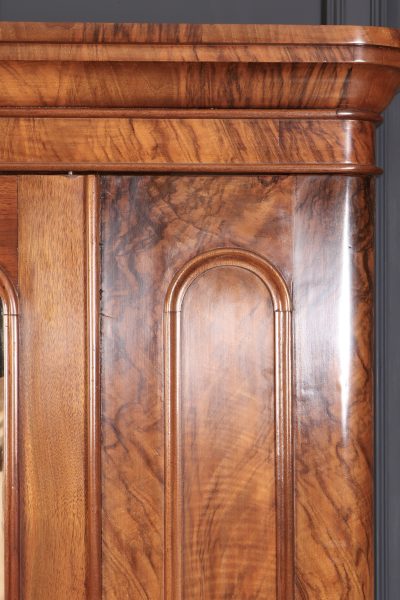 Victorian Walnut Wardrobe antique wardrobes Antique Furniture 12