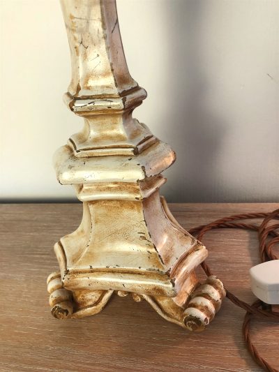 Antique Table Lamp French, Italian Baroque  Rococco Style C.1920s, Lovely Patina Antique Lighting 5