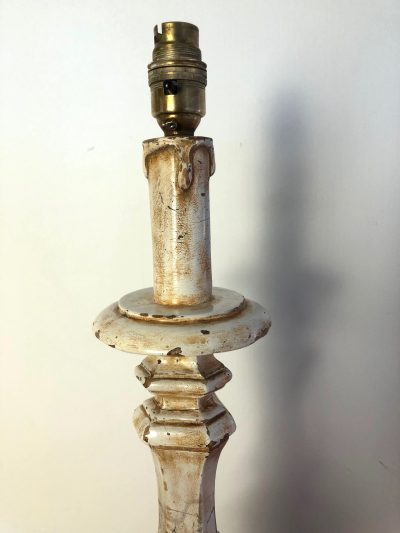 Antique Table Lamp French, Italian Baroque  Rococco Style C.1920s, Lovely Patina Antique Lighting 4