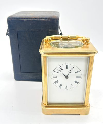 Exquisite Antique French Bell striking Carriage clock – ca1880