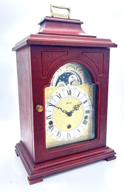 Incredible Hermle Double Chime bracket clock Antique bracket clocks Antique Clocks 14