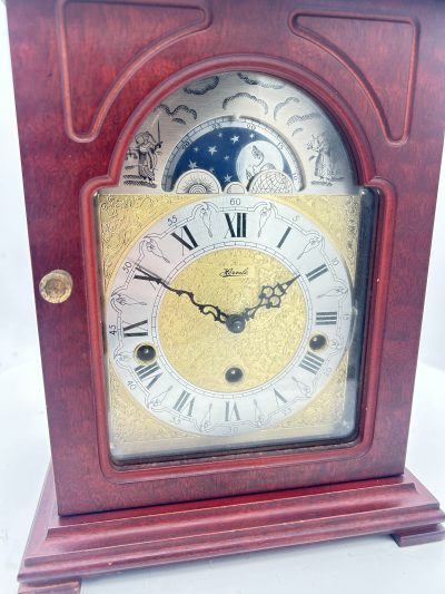 Incredible Hermle Double Chime bracket clock Antique bracket clocks Antique Clocks 13