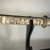 JAPANESE SWORD CARVED SAYA - Image 8