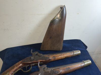 EXMAS SPECIAL RARE PAIR OF NORWEGIAN PERCUSSION PISTOLS Antique Guns 6