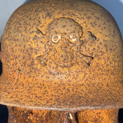 1WW GERMAN STORMTROOPERS IRON SKULL Military & War Antiques 4