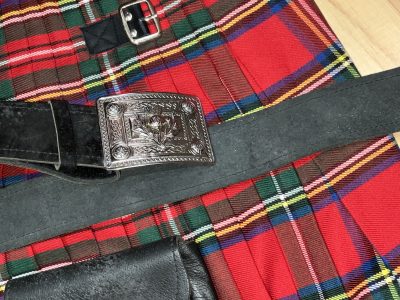 SCOTTISH MANS KILT SPORON & BELT Military & War Antiques 10