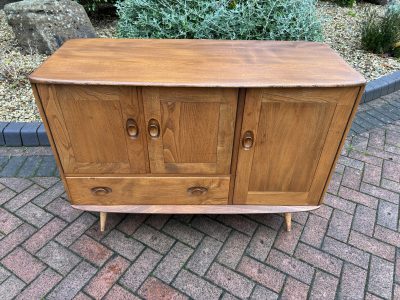 Mid Century Ercol Sideboard elm Antique Furniture 3