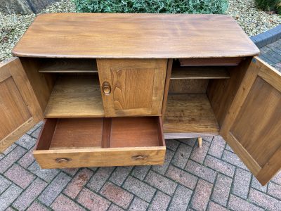 Mid Century Ercol Sideboard elm Antique Furniture 6