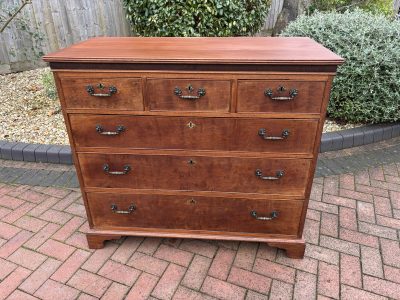 Gothic Revival Mahogany Chest of Drawers 19th century Antique Chest Of Drawers 4