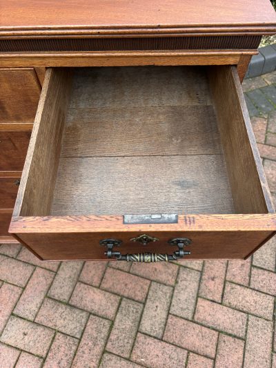 Gothic Revival Mahogany Chest of Drawers - Image 7